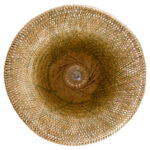 GloboStar® SAN TROPEZ 00673 Boho Κρεμαστό Φωτιστικό Πλέγμα Μονόφωτο 1 x E27 IP20 Μπεζ Ξύλο - Μ100 x Π100 x Y35cm - Image 7