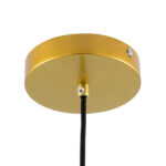 GloboStar® CHARLOTTE 00742 Μοντέρνο Κρεμαστό Φωτιστικό Καμπάνα CREE LED 5W 500lm 180° AC 85-265V IP20 Θερμό Λευκό 2700K Διάφανο Γυαλί με Χρυσό Μέταλλο - Μ23 x Π23 x Υ23cm - 2 Xρόνια Εγγύηση - Image 9