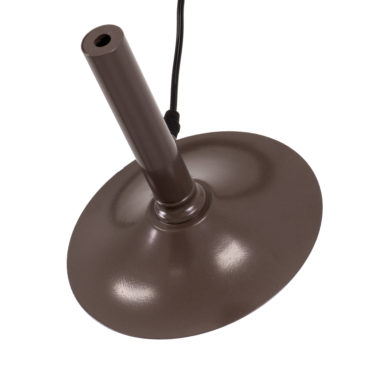 GloboStar® CELEST 00791 Μοντέρνο Κρεμαστό Φωτιστικό Ανάρτηση Μονόφωτο 1 x G9 Καφέ Μέταλλο με Λευκό Γυαλί - Μ20 x Π20 x Υ26.5cm - Image 6