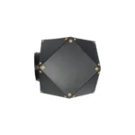 GloboStar® WELLES 00795 Μοντέρνο Επιτοίχιο Φωτιστικό Απλίκα Δίφωτο 2 x E27 IP20 Μαύρο & Χρυσό Μέταλλο - Μ52 x Π21 x Υ17cm - Image 4