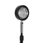 GloboStar® 00819 Μοντέρνο Minimal Επιδαπέδιο Φωτιστικό Μεταλλικό Μονόφωτο LED 12W DC 5V με Projector LENS Ειδικού Εφέ & Καλώδιο Τροφοδοσίας USB Rotation Head 180° SUN - Image 2