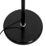 GloboStar® VERSA 00830 Μοντέρνο Επιδαπέδιο Φωτιστικό Μονόφωτο 1 x E27 IP20 Μαύρο & Ασημί Μέταλλο με Μαύρο Μάρμαρο - Μ14.5 x Π14.5 x Υ155cm - Image 5