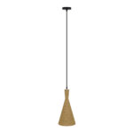 GloboStar® SHANGHAI ROPE 00918 Boho Κρεμαστό Φωτιστικό Καμπάνα Μονόφωτο 1 x E27 IP20 Μπεζ Σχοινί - Μ20 x Π20 x Υ39cm - Image 2