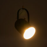 GloboStar® HAZEL 00928 Μοντέρνο Κρεμαστό Φωτιστικό Ανάρτηση Μονόφωτο 1 x E27 IP20 Πράσινο, Άσπρο & Χρυσό Μέταλλο - Μ12 x Π12 x Υ27cm - Image 2