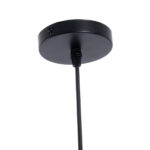 GloboStar® JAVER 00935 Vintage Κρεμαστό Φωτιστικό Καμπάνα Μονόφωτο 1 x E27 IP20 Διάφανο Γυαλί με Χάλκινο Μέταλλο - Μ19 x Π19 x Υ25cm - Image 7