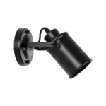 GloboStar® JAKE 00948 Μοντέρνο Επιτοίχιο Φωτιστικό Απλίκα Μονόφωτο 1 x E27 IP20 Μαύρο Μέταλλο - Μ9 x Π21 x Y16cm - Image 3