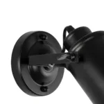GloboStar® JAKE 00948 Μοντέρνο Επιτοίχιο Φωτιστικό Απλίκα Μονόφωτο 1 x E27 IP20 Μαύρο Μέταλλο - Μ9 x Π21 x Y16cm - Image 4