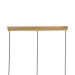 GloboStar® MONROE 00955 Μοντέρνο Κρεμαστό Φωτιστικό Ράγα Τρίφωτο 3 x E27 IP20 Χρυσό Μέταλλο με Λευκό Γυαλί - Μ74 x Π25 x Υ50cm - Image 5