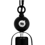 GloboStar® BILLIARD 00971 Vintage Κρεμαστό Φωτιστικό Καμπάνα Μονόφωτο 1 x E27 IP20 Mαύρο Μέταλλο με Μελί Γυαλί - Μ25 x Π25 x Υ29cm - Image 6