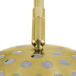 GloboStar® PRAGUE 00991 Μοντέρνο Επιδαπέδιο Φωτιστικό Μονόφωτο 1 x E27 IP20 Χρυσό Μέταλλο με Μαύρο Μάρμαρο - Μ90 x Π29.5 x Υ180cm - Image 7