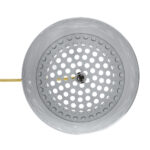 GloboStar® PRAGUE 00992 Μοντέρνο Επιδαπέδιο Φωτιστικό Μονόφωτο 1 x E27 IP20 Χρυσό Αλουμίνιο με Μαύρο Μάρμαρο - Μ210 x Π45 x Υ220cm - Image 9
