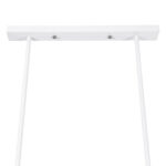 GloboStar® REGAL 01010 Vintage Φωτιστικό Οροφής Ράγα Τρίφωτο 3 x E27 IP20 Λευκό Μέταλλο - Μ110 x Π26 x Υ75cm - Image 10