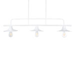 GloboStar® REGAL 01010 Vintage Φωτιστικό Οροφής Ράγα Τρίφωτο 3 x E27 IP20 Λευκό Μέταλλο - Μ110 x Π26 x Υ75cm - Image 7
