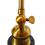 GloboStar® CRUCE 01037 Vintage Επιτοίχιο Φωτιστικό Απλίκα Μονόφωτο 1 x E27 IP20 Μαύρο & Χρυσό Μέταλλο - Μ19 x Π63 x Υ77cm - Image 6