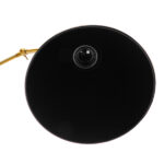 GloboStar® CRUCE 01037 Vintage Επιτοίχιο Φωτιστικό Απλίκα Μονόφωτο 1 x E27 IP20 Μαύρο & Χρυσό Μέταλλο - Μ19 x Π63 x Υ77cm - Image 4