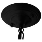 GloboStar® CLOCHER 01041 Vintage Κρεμαστό Φωτιστικό Καμπάνα Μονόφωτο 1 x E27 IP20 Μαύρο Μέταλλο - Μ29 x Π29 x Υ34cm - Image 9