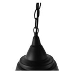 GloboStar® CLOCHER 01041 Vintage Κρεμαστό Φωτιστικό Καμπάνα Μονόφωτο 1 x E27 IP20 Μαύρο Μέταλλο - Μ29 x Π29 x Υ34cm - Image 7