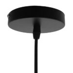 GloboStar® RAY 01050 Vintage Κρεμαστό Φωτιστικό Καμπάνα Μονόφωτο 1 x E27 IP20 Μαύρο Μέταλλο - Μ26 x Π26 x Υ25cm - Image 6
