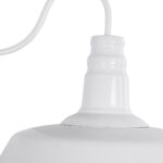 GloboStar® SORD 01051 Vintage Επιτοίχιο Φωτιστικό Απλίκα Μονόφωτο 1 x E27 IP20 Λευκό Μέταλλο - Μ36 x Π42 x Υ32cm - Image 6