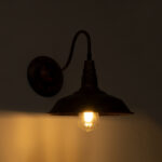 GloboStar® SORD 01067 Vintage Επιτοίχιο Φωτιστικό Απλίκα Μονόφωτο 1 x E27 IP20 Χάλκινο Μέταλλο - Μ26 x Π37 x Υ32cm - Image 2