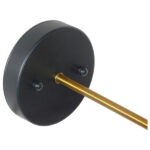 GloboStar® MINIMALL 01069 Vintage Επιτοίχιο Φωτιστικό Απλίκα Δίφωτο 2 x E27 IP20 Μαύρο & Χρυσό Μέταλλο - Μ30 x Π60 x Υ18cm - Image 7
