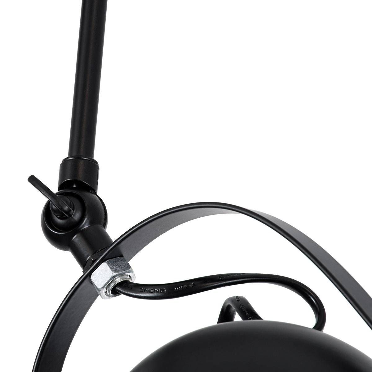 GloboStar® CANNES 01082 Μοντέρνο Φωτιστικό Οροφής Ράγα Πολύφωτο 4 x E27 IP20 Μαύρο Μέταλλο - Μ108 x Π12 x Υ48cm - Image 8