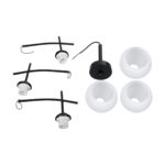 GloboStar® LUNA 01087 Μοντέρνο Φωτιστικό Οροφής Καμπάνα Τριφωτο 3 x E27 IP20 Μαύρο Μέταλλο με Λευκό Γυαλί - Μ45 x Π45 x Υ40cm - Image 8