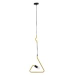 GloboStar® LIBBY 01097-1 Παιδικό Κρεμαστό Φωτιστικό Ανάρτηση Μονόφωτο 1 x E27 IP20 Κίτρινο Μέταλλο - Μ31 x Π31 x Υ16cm - Image 3