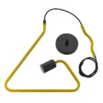 GloboStar® LIBBY 01097-1 Παιδικό Κρεμαστό Φωτιστικό Ανάρτηση Μονόφωτο 1 x E27 IP20 Κίτρινο Μέταλλο - Μ31 x Π31 x Υ16cm - Image 7