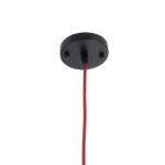 GloboStar® PARROT 01099 Μοντέρνο Κρεμαστό Φωτιστικό Πλέγμα Μονόφωτο 1 x E27 IP20 Μαύρο Μέταλλο - Μ28 x Π28 x Υ30cm - Image 9