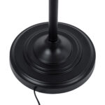 GloboStar® WYNGE 01101 Vintage Επιδαπέδιο Φωτιστικό Μονόφωτο 1 x E27 IP20 Μαύρο & Χρυσό Μέταλλο - Μ95 x Π27 x Υ174cm - Image 10