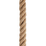 GloboStar® CRANE 01109 Vintage Κρεμαστό Φωτιστικό Καμπάνα Μονόφωτο 1 x E27 IP20 Μαύρο Μέταλλο με Μπεζ Σχοινί - Μ36 x Π36 x Υ30cm - Image 10