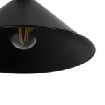 GloboStar® ANBET 01121 Vintage Επιτοίχιο Φωτιστικό Απλίκα Μονόφωτο 1 x E27 IP20 Μαύρο & Χρυσό Μέταλλο - Μ26 x Π38 x Υ27cm - Image 5