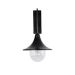 GloboStar® ANNIEL 01123 Vintage Επιτοίχιο Φωτιστικό Απλίκα Μονόφωτο 1 x E27 IP20 Μαύρο Μέταλλο - Μ27 x Π40 x Υ56cm - Image 3