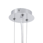 GloboStar® SERENIA 01151 Μοντέρνο Κρεμαστό Φωτιστικό Καμπάνα Μονόφωτο 1 x E27 IP20 Μαύρο & Άσπρο Γύψο - Μ40 x Π40 x Υ20cm - Image 10