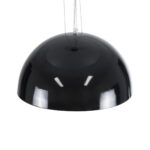 GloboStar® SERENIA 01151 Μοντέρνο Κρεμαστό Φωτιστικό Καμπάνα Μονόφωτο 1 x E27 IP20 Μαύρο & Άσπρο Γύψο - Μ40 x Π40 x Υ20cm - Image 6