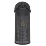 GloboStar® HOLVIA 01160 Vintage Επιτοίχιο Φωτιστικό Απλίκα Μονόφωτο 1 x E27 IP20 Μαύρο Μέταλλο - Μ16 x Π12 x Υ34cm - Image 4