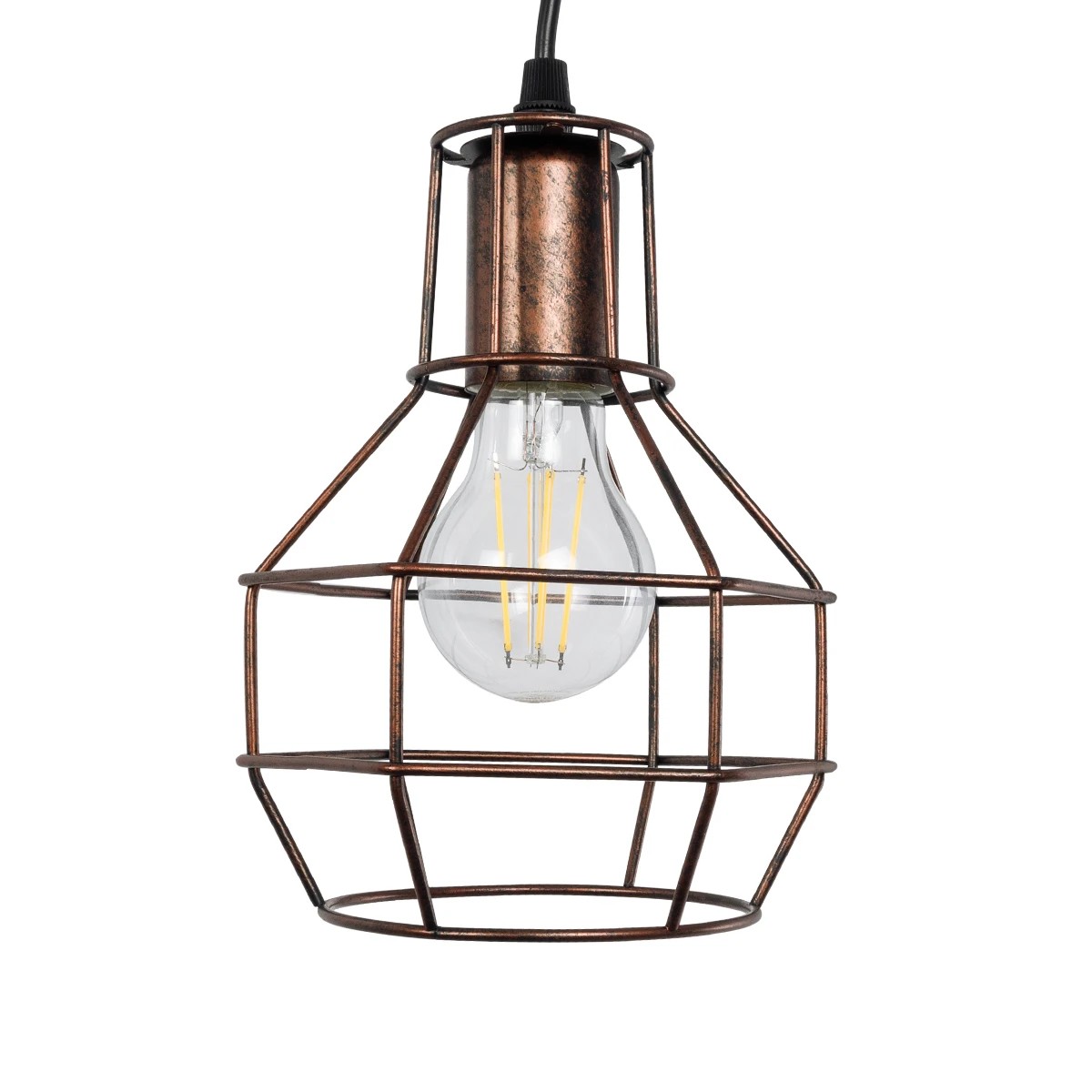 GloboStar® RYDON 01216 Vintage Επιτοίχιο Φωτιστικό Απλίκα Μονόφωτο 1 x E27 IP20 Χάλκινο Μέταλλο - Μ15 x Π24 x Υ70cm - Image 6