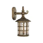 GloboStar® PHAROS 01228 Vintage Επιτοίχιο Φωτιστικό Απλίκα Μονόφωτο 1 x E27 IP20 Mπρούτζινο Μέταλλο - Μ17 x Π19 x Υ29cm - Image 3