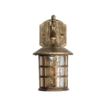 GloboStar® PHAROS 01228 Vintage Επιτοίχιο Φωτιστικό Απλίκα Μονόφωτο 1 x E27 IP20 Mπρούτζινο Μέταλλο - Μ17 x Π19 x Υ29cm - Image 4