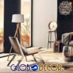 GloboStar® TRIPOD 01263 Μοντέρνο Επιδαπέδιο Φωτιστικό Μονόφωτο 1 x E27 IP20 Μπεζ Ξύλο με Μπεζ Ύφασμα - Μ40 x Π40 x Υ143cm - Image 11
