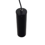 GloboStar® CANNON 01275 Μοντέρνο Κρεμαστό Φωτιστικό Κύλινδρος Μονόφωτο 1 x GU10 Μαύρο Μέταλλο - Μ6 x Π6 x Y20cm - Image 3