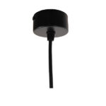 GloboStar® CANNON 01275 Μοντέρνο Κρεμαστό Φωτιστικό Κύλινδρος Μονόφωτο 1 x GU10 Μαύρο Μέταλλο - Μ6 x Π6 x Y20cm - Image 5
