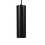 GloboStar® CANNON 01275 Μοντέρνο Κρεμαστό Φωτιστικό Κύλινδρος Μονόφωτο 1 x GU10 Μαύρο Μέταλλο - Μ6 x Π6 x Y20cm - Image 6