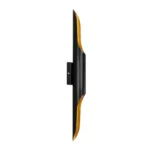 GloboStar® CHARME 01302 Μοντέρνο Επιτοίχιο Φωτιστικό Απλίκα Up / Down Δίφωτο 2 x E27 IP20 Μαύρο με Χρυσό Μέταλλο - Μ5.5 x Π8 x Υ60cm - Image 4