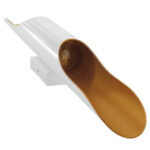 GLOBOSTAR® ESTERINA 01303 Μοντέρνο Φωτιστικό Τοίχου - Απλίκα με Ντουί 2 x E27 AC 220-240V IP20 - Λευκό & Χρυσό - Μ5.5 x Π8 x Υ60cm - Image 4