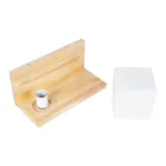 GloboStar® AMITY 01365 Μοντέρνο Επιτοίχιο Φωτιστικό Απλίκα Μονόφωτο 1 x E27 IP20 Μπεζ Ξύλο με Λευκό Γυαλί - Μ30 x Π14.5 x Υ15cm - Image 10