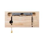 GloboStar® AMITY 01365 Μοντέρνο Επιτοίχιο Φωτιστικό Απλίκα Μονόφωτο 1 x E27 IP20 Μπεζ Ξύλο με Λευκό Γυαλί - Μ30 x Π14.5 x Υ15cm - Image 7