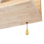 GloboStar® AMITY 01365 Μοντέρνο Επιτοίχιο Φωτιστικό Απλίκα Μονόφωτο 1 x E27 IP20 Μπεζ Ξύλο με Λευκό Γυαλί - Μ30 x Π14.5 x Υ15cm - Image 8