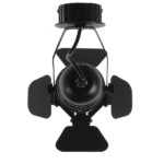 GloboStar® CHICAGO 01371 Vintage Φωτιστικό Οροφής Πλέγμα Μονόφωτο 1 x E27 IP20 Μαύρο Μέταλλο - Μ20 x Π20 x Υ27.5cm - Image 4